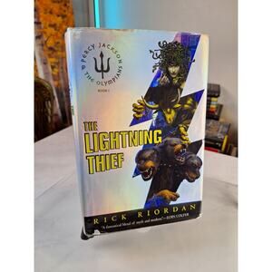 The Lightning Thief by Rick Riordan Percy Jackson 2005 HC w/DJ 1st Edition/2nd
